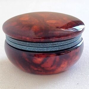 Beautiful Vintage Alabaster trinket Box